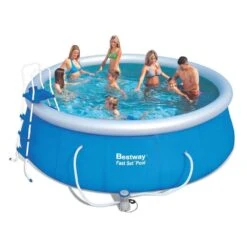 Bestway Kit Piscine Fast Set Pools D 457 H 122 + FAC