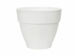 Elho Pot De Fleurs Rond Vibia Campana - ø 47 X H.40 Cm - Blanc