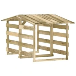 VIDAXL Pergolas Avec Toits 2 Pcs 100x90x100 Cm Bois De Pin Imprégné