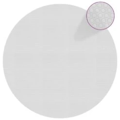 VIDAXL Film Solaire De Piscine Flottant Pe 356 Cm Gris