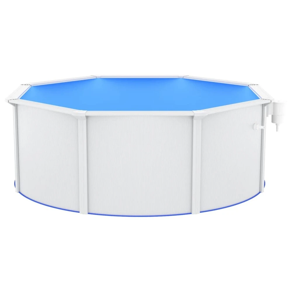 VIDAXL Piscine Avec Parois En Acier 360x120 Cm Blanc – Image 5