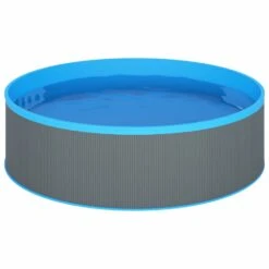 VIDAXL Piscine à éclaboussures 350x90 Cm Gris