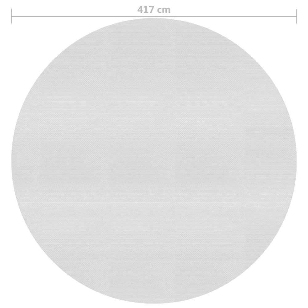 VIDAXL Film Solaire De Piscine Flottant Pe 417 Cm Gris – Image 4
