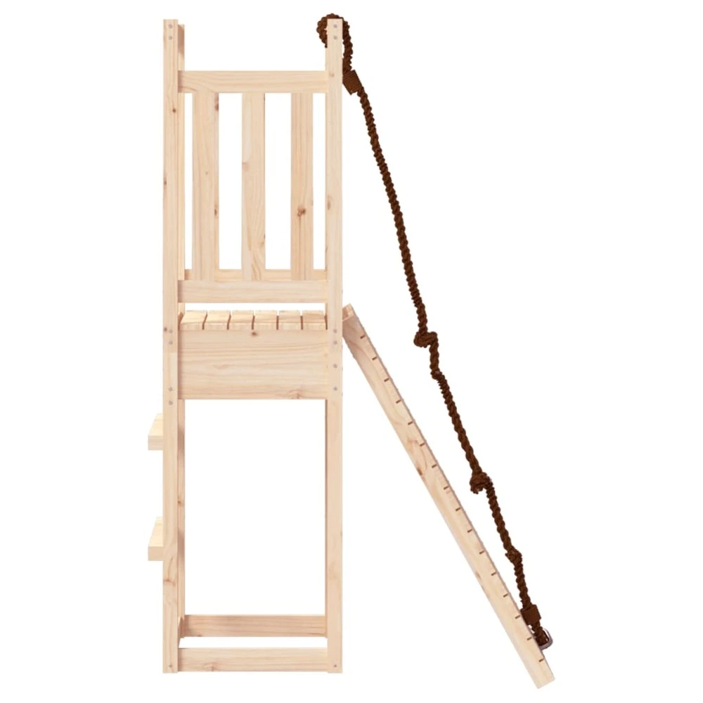VIDAXL Maisonnette De Jeu Avec Mur D'escalade Bois Massif De Pin – Image 6