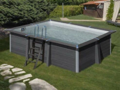 GRE Piscine Composite Avant-garde Rectangulaire 4,66 X 3,26 X 1,24 M
