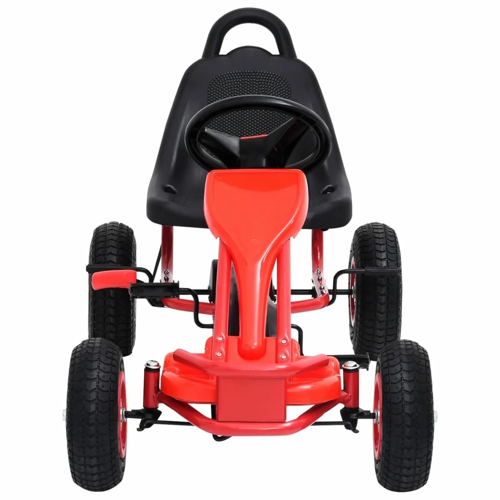 VIDAXL Kart à Pédales Avec Pneus Rouge – Image 3