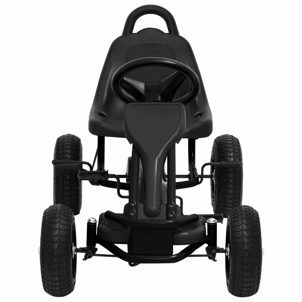 VIDAXL Kart à Pédales Avec Pneus Noir – Image 3