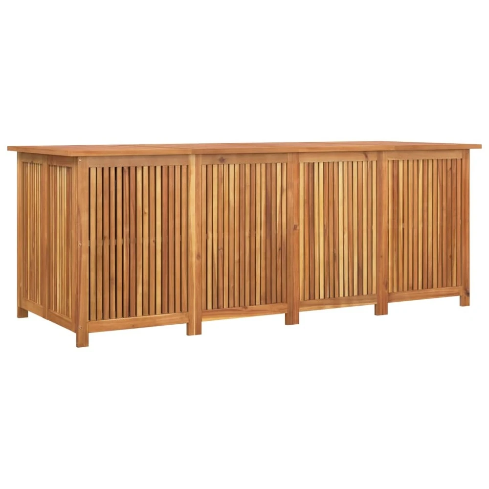 VIDAXL Boîte De Rangement De Jardin 200x80x75 Cm Bois Massif D'acacia – Image 2