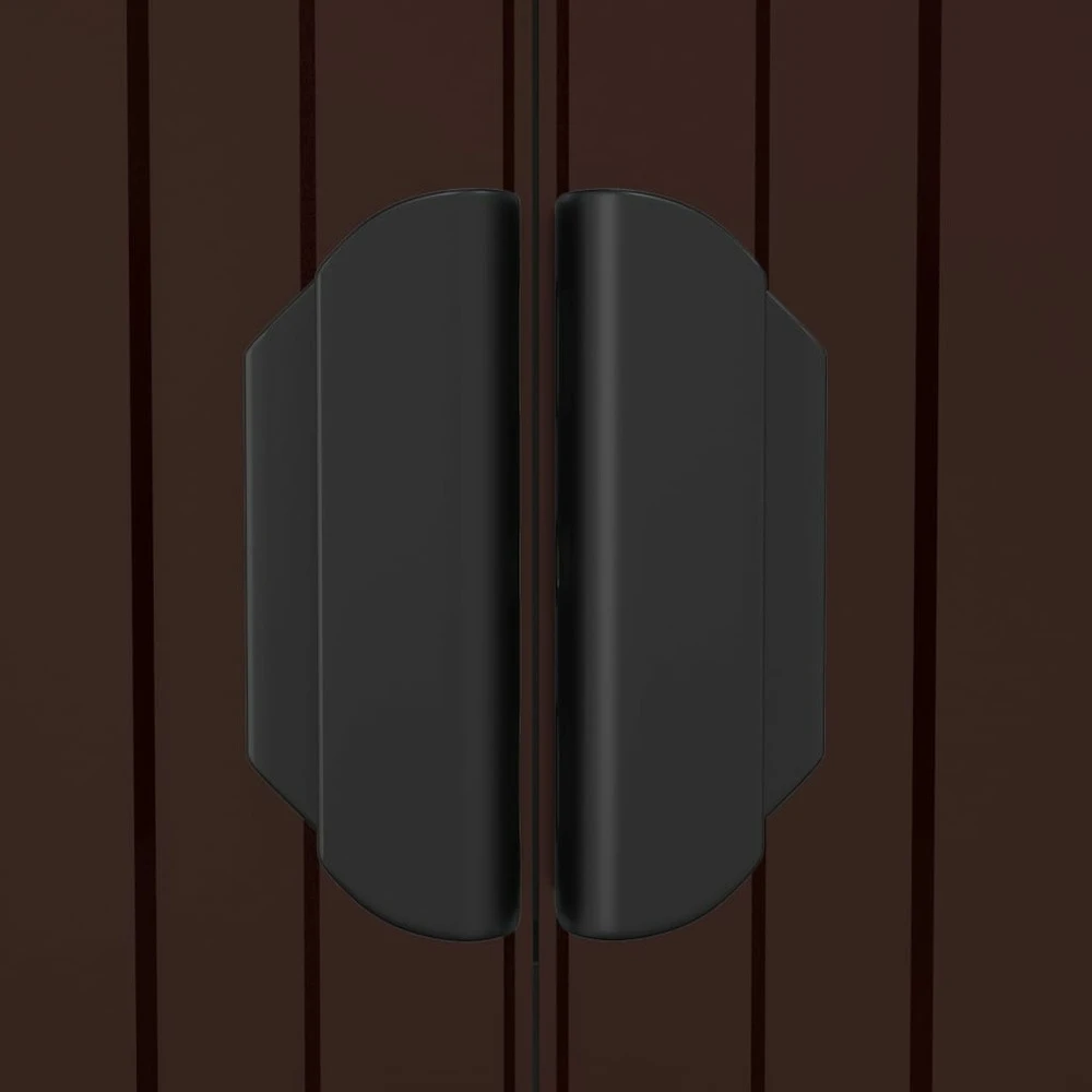 VIDAXL Abri De Jardin Marron Foncé 192x523x223 Cm Acier Galvanisé – Image 7