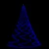 VIDAXL Arbre Mural Avec Crochet Métallique 260 Led Bleu 3 M Int/ext