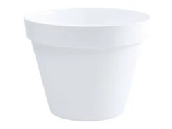 EDA Pot De Fleur Rond Toscane ø 60 X H.47 Cm - Blanc