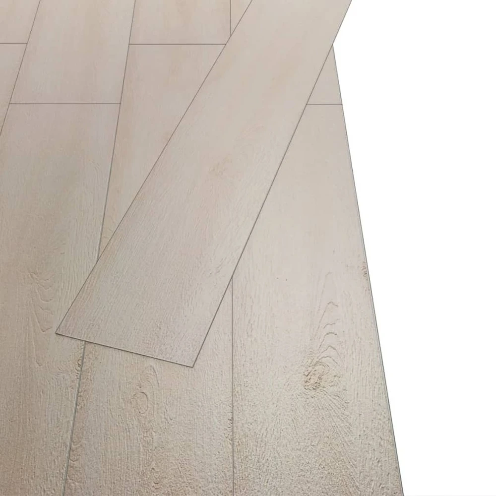 VIDAXL Planches De Plancher Pvc Non Auto-adhésif Blanc Chêne Classique – Image 4