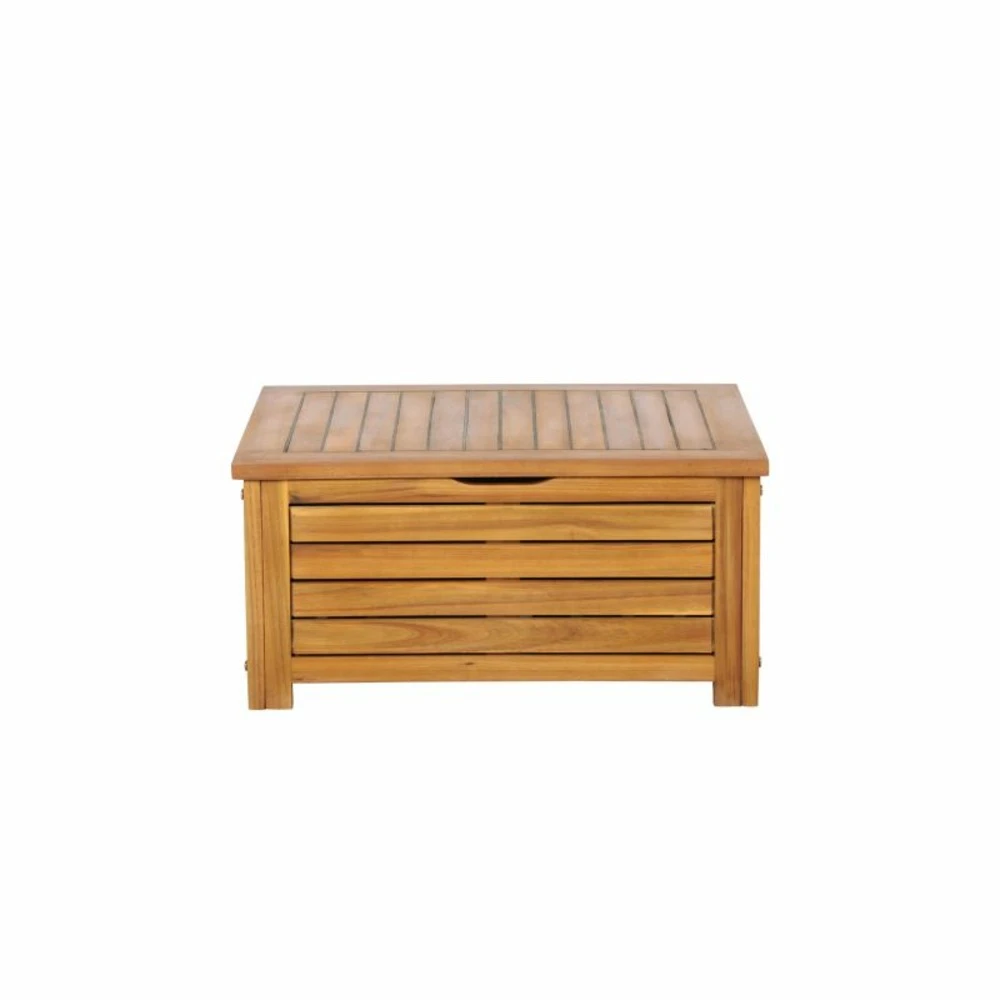 Coffre De Jardin Tera En Bois D'acacia 60x45x29 Cm – Image 4