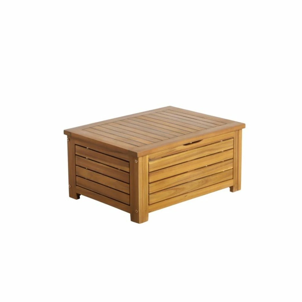Coffre De Jardin Tera En Bois D'acacia 60x45x29 Cm