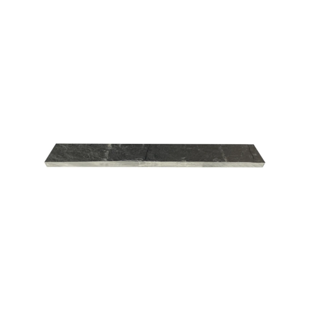 Bordure De Jardin Piquet Ardoise Clivée 80x10x3 Cm - Noir (lot De 1)