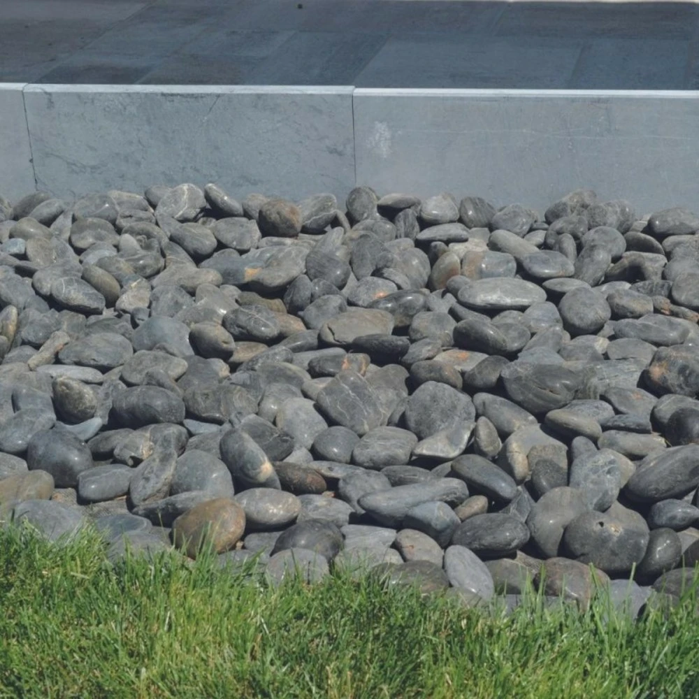 Bordure De Jardin Pierre Bleue 50 X 23 X 3 Cm - Gris- Bleu (lot De 5) – Image 2