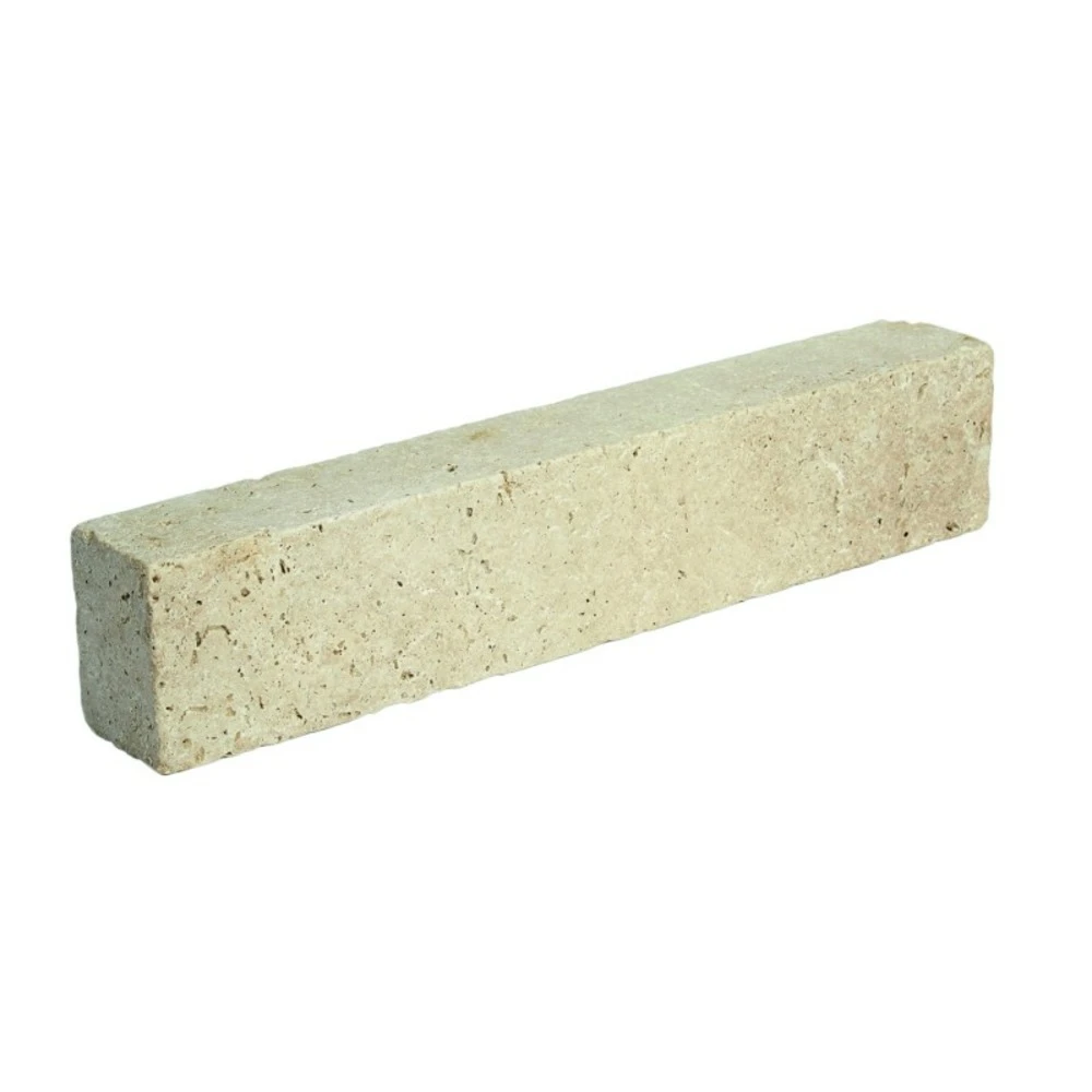 Bordure De Jardin Travertin 30 X 10 X 10 Cm - Beige (lot De 10)