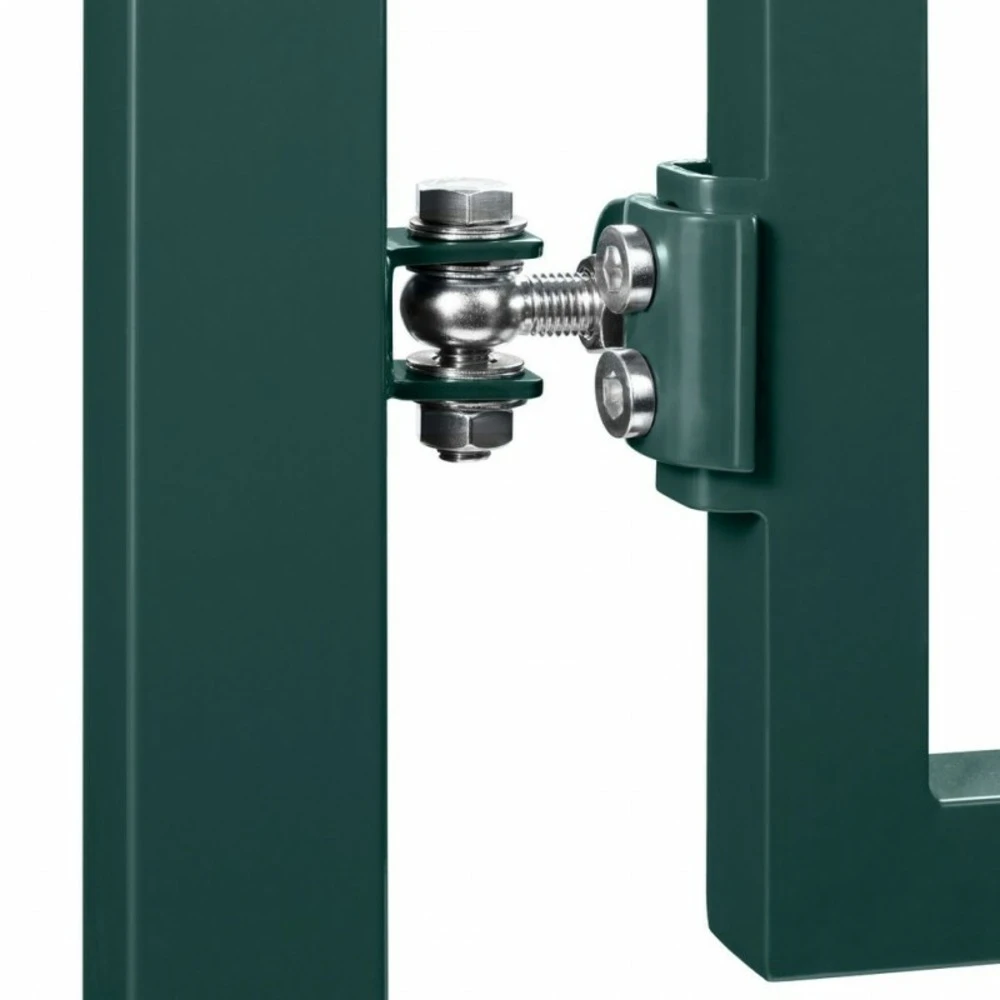 Portillon Barreaudé Acier Galvanisé Passage 1m Vert H 1m20 – Image 3