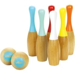 Vilac Jeu De Quilles Bowling Bicolores