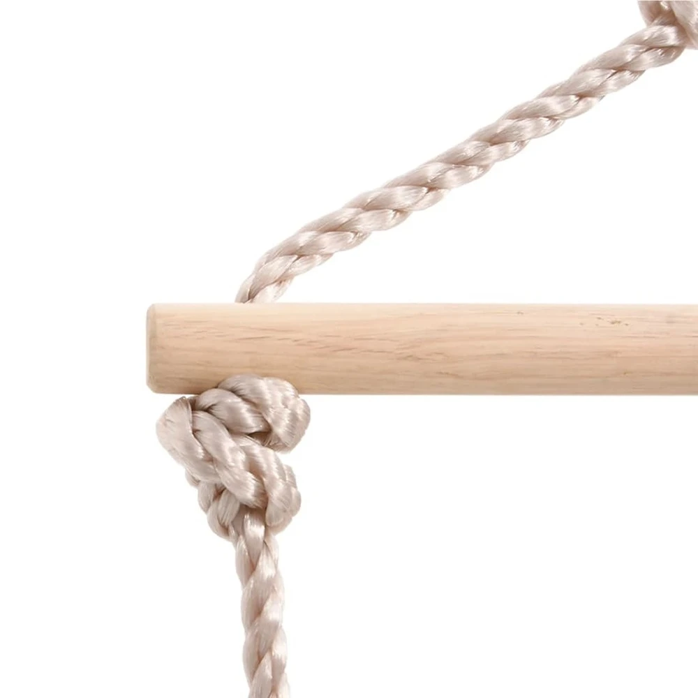 VIDAXL Siège De Balançoire Avec échelle De Corde Bleu Pe – Image 6