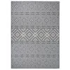 VIDAXL Tapis à Tissage Plat D'extérieur 200x280 Cm Rayures Bleues