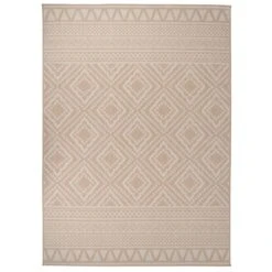 VIDAXL Tapis à Tissage Plat D'extérieur 200x280 Cm Rayures Brunes