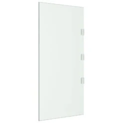 VIDAXL Panneau D'auvent De Porte Transparent 50x100 Cm Verre Trempé