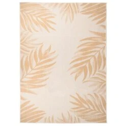 VIDAXL Tapis à Tissage Plat D'extérieur 200x280 Cm Motif De Feuille