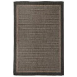 VIDAXL Tapis à Tissage Plat D'extérieur 160x230 Cm Marron Foncé