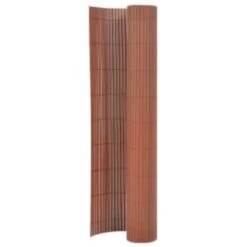 VIDAXL Clôture De Jardin Double Face 110x500 Cm Marron