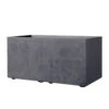 Pot Rectangle Millenium En Plastique Anthracite L.79 X P.39,5 X H.39cm