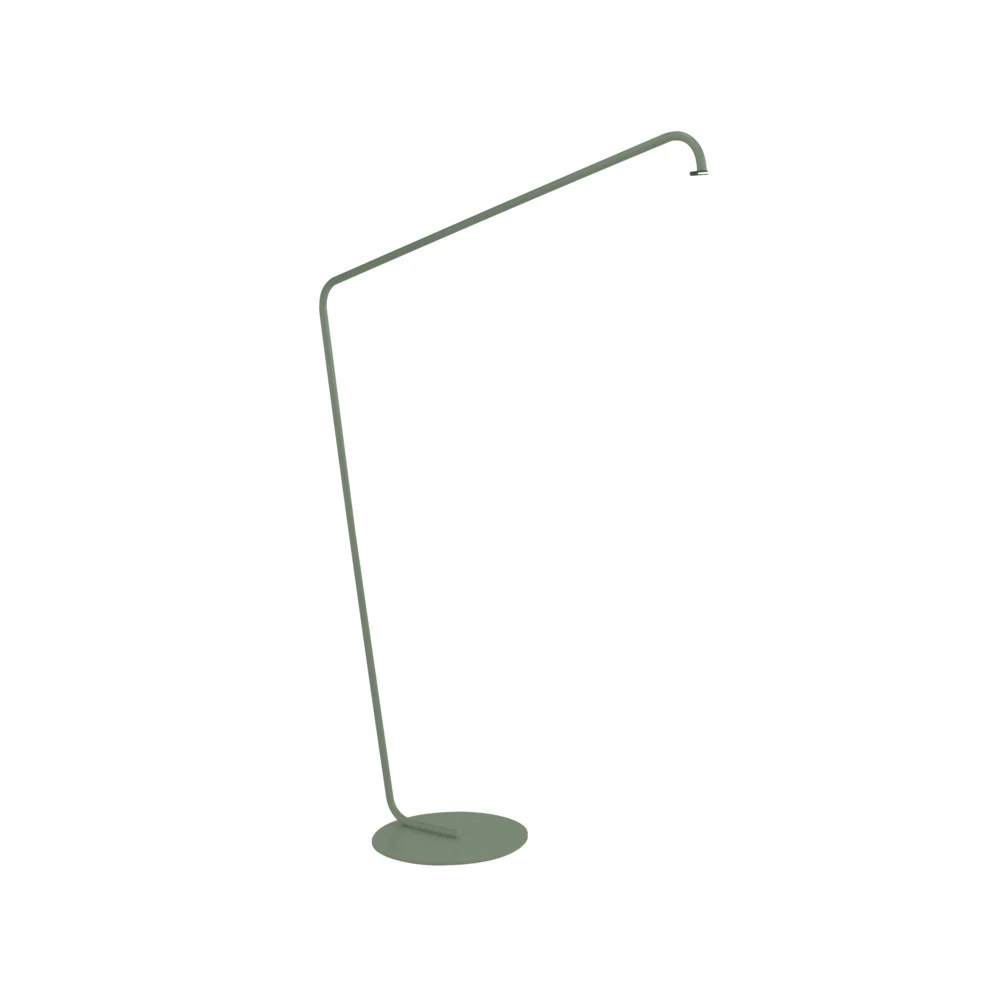 Pied De Lampe Déporté BALAD En Métal Vert Cactus - H.190 Cm