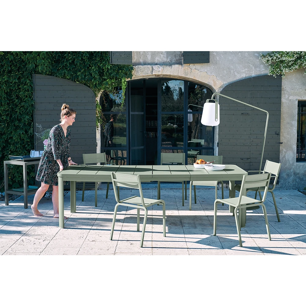 Pied De Lampe Déporté BALAD En Métal Vert Cactus - H.190 Cm – Image 3