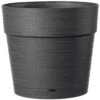 Pot Vaso Save R à Réserve D'eau En Plastique Anthracite Ø29cm