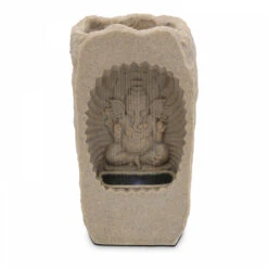 Fontaine Ganesh En Pierre Reconstituée Avec Led